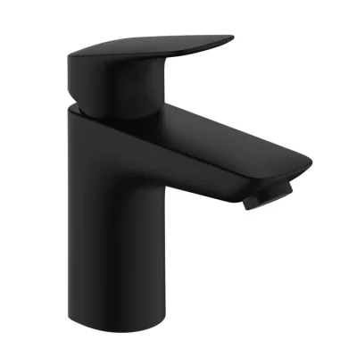 Hansgrohe Logis - izlietnes maisītājs ar Push-Open noteces komplektu, EcoSmart, matēti melns 71107670