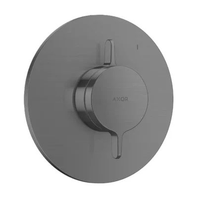 Axor One - dušas maisītājs zemapmetuma montāžai, hroms melns birstēts 48615340