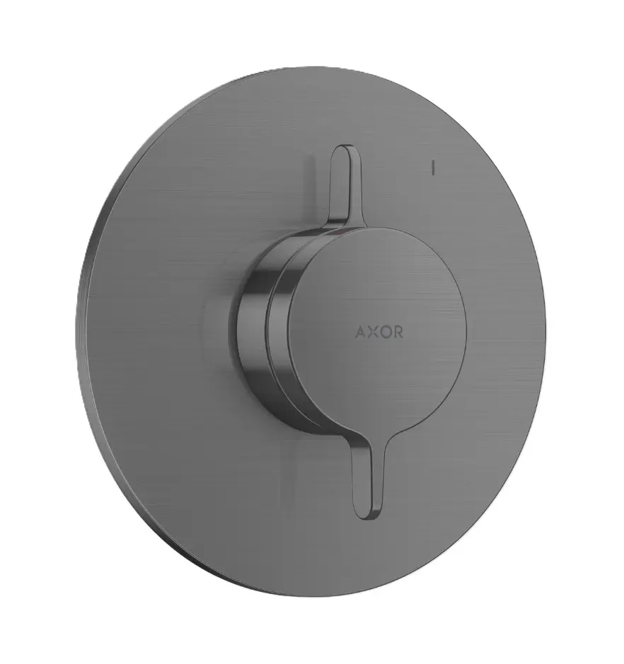 Axor One - dušas maisītājs zemapmetuma montāžai, hroms melns birstēts 48615340