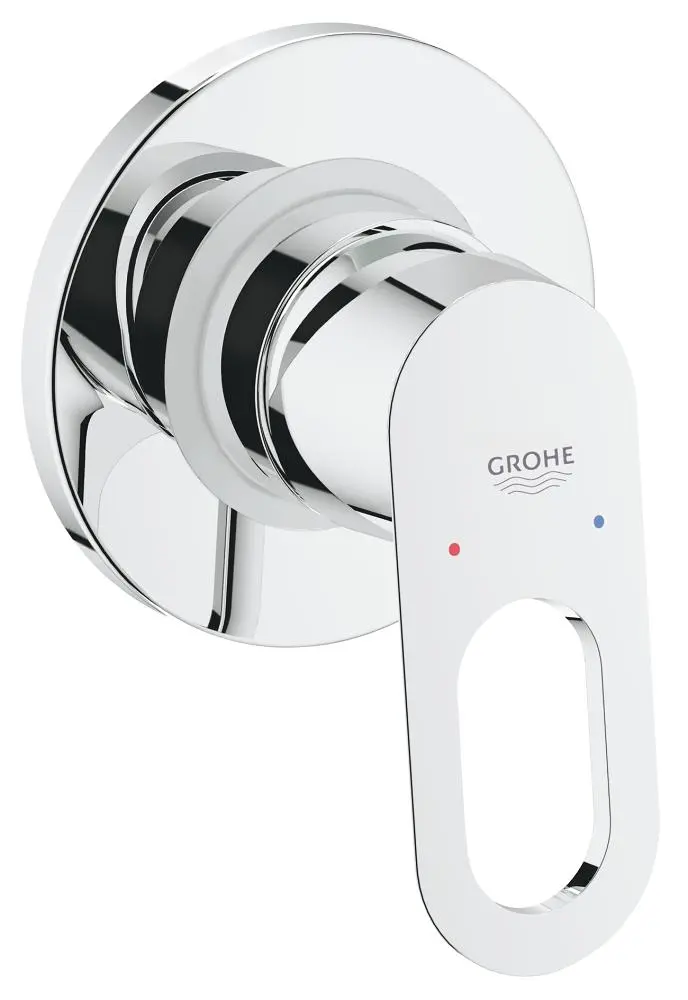 Grohe BauLoop - zemapmetuma dušas maisītājs, ar iebūvējamo korpusu, hromēts 29042000