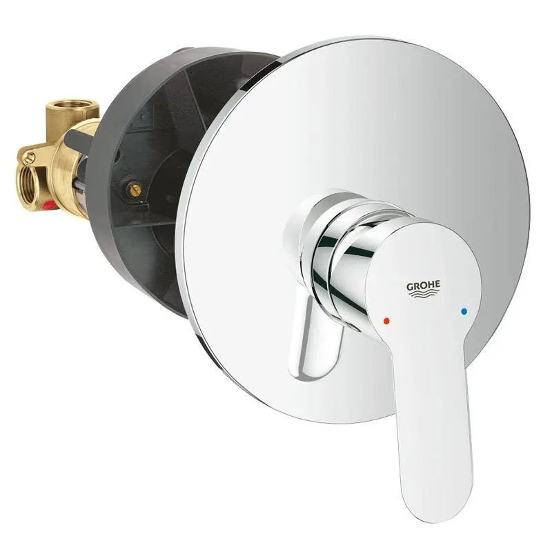Grohe BauEdge - dušas maisītājs - zemapmetuma, ar iebūvējamo korpusu, hromēts 29078000
