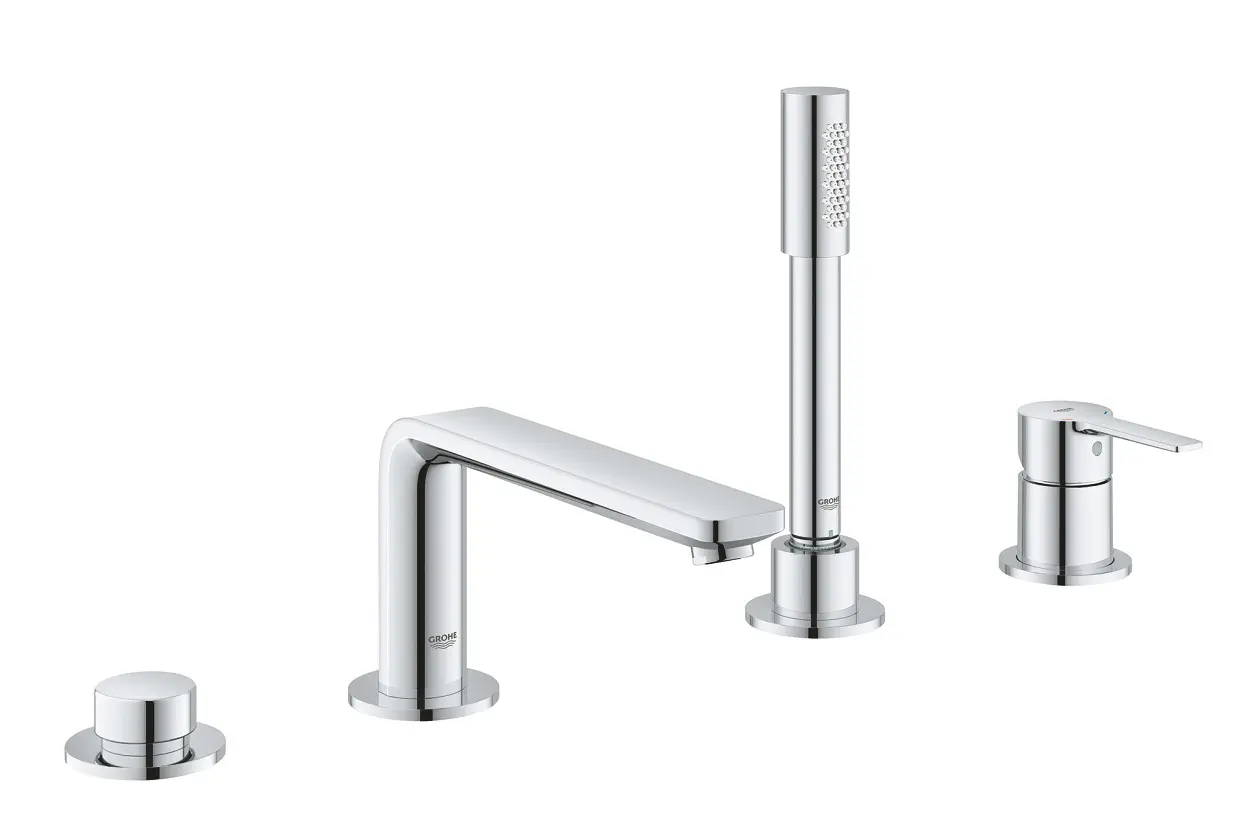 Grohe Lineare - vannas malas maisītājs, 4 caurumu montāža, hromēts 19577001