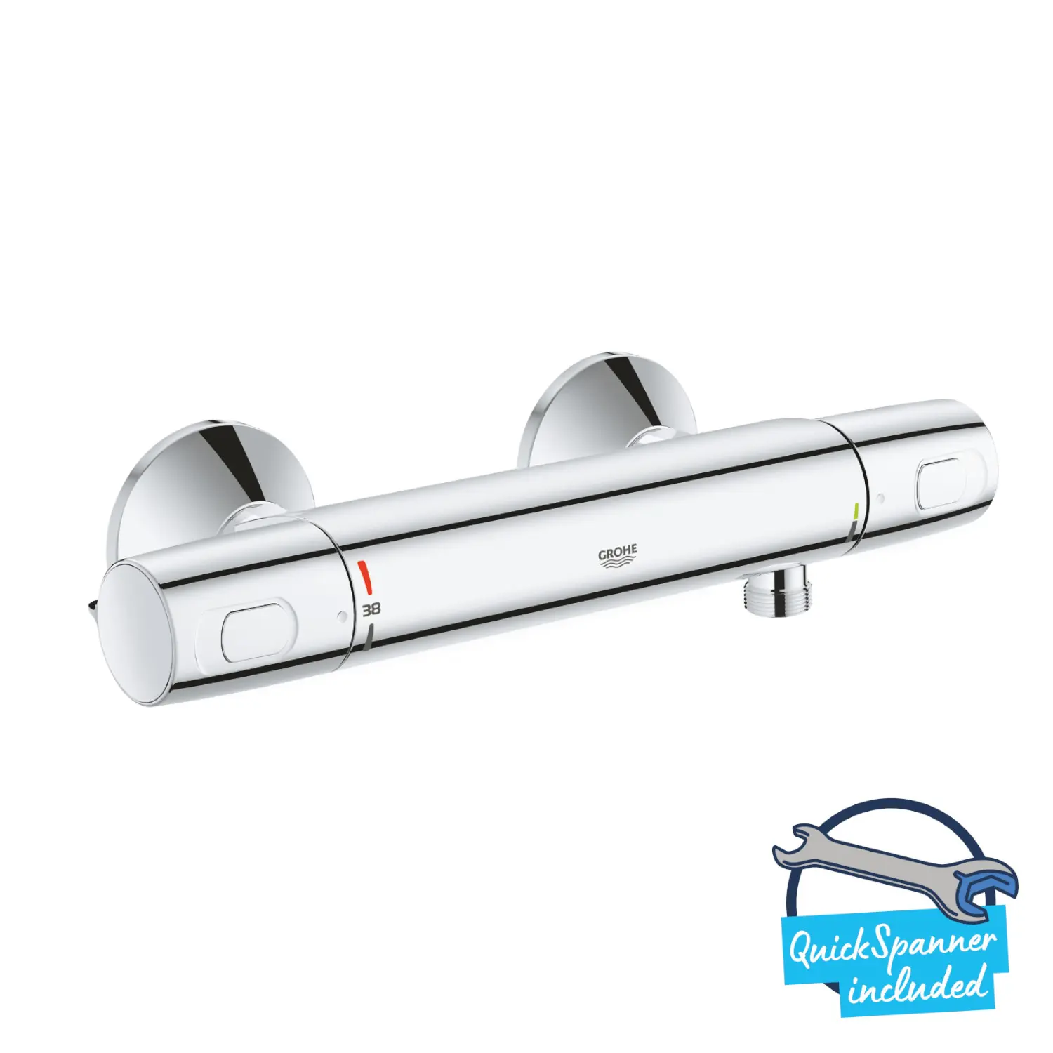 Grohe Precision Trend - termostatisks vannas maisītājs, hromēts 34229002