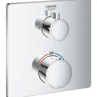 Grohe Grohtherm - termostata dušas maisītājs - zemapmetuma, hromēts 24078000
