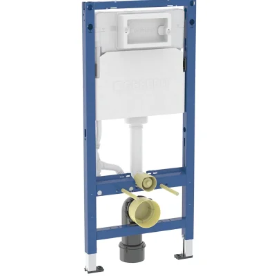 Geberit Duofix - montāžas elements sienas WC, 112 cm, ar Delta UP skalošanas kasti 12 cm 458.129.00.2