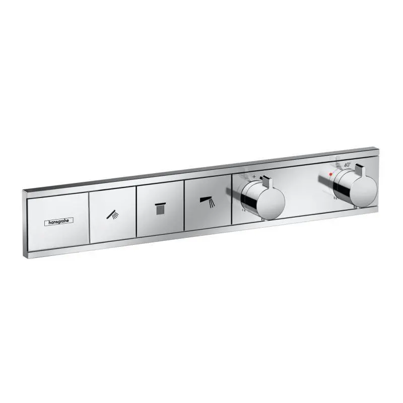 Hansgrohe RainSelect - zemapmetuma maisītājs 3 patērētājiem, hromēts 15381000