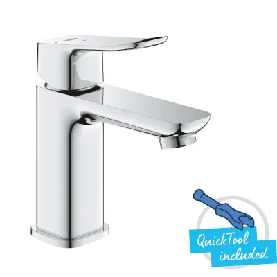 Grohe Dice - izlietnes maisītājs ar Push-Open noteces komplektu, aukstais starts, hroms 1018610000