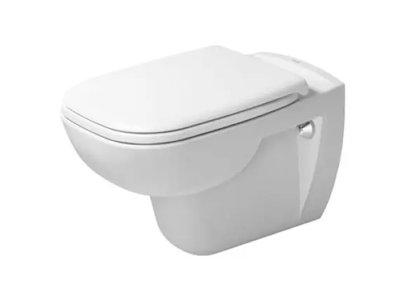 Duravit D-Code - piekaramais WC, WC sēdeklis SoftClose, Rimless, Alpu balts 45700900A1