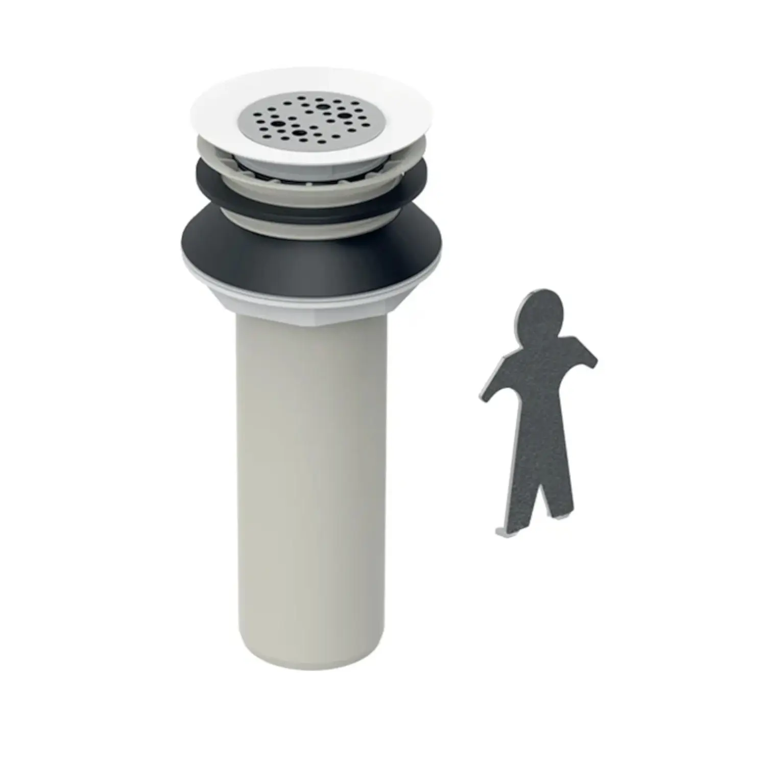 Geberit piederumi - noteces komplekts bezūdens pisuāriem, diametrs 50 mm 500.673.00.1