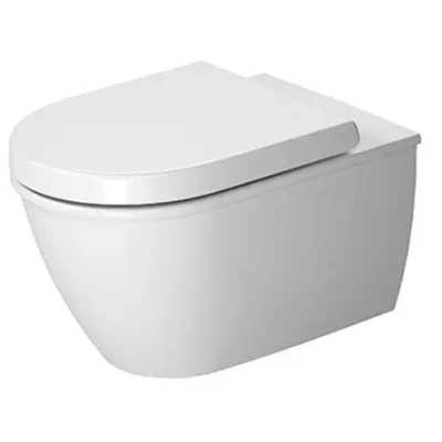 Duravit Darling New - pie sienas stiprināms WC, Rimless, ar WonderGliss, Alpu balts 25570900001