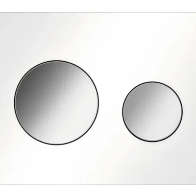 Tece TECEloop - WC vadības plate, balta/hroms spīdīgs 9240927