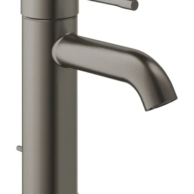 Grohe Essence - izlietnes vienas sviras maisītājs ar noteces komplektu, Hard Graphite birstēts 23589AL1