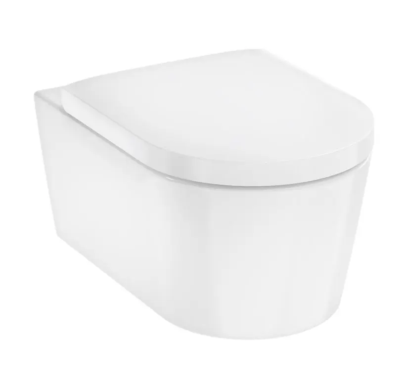 Hansgrohe EluPura S - piekaramais WC ar SoftClose sēdekli, AquaFall, HygieneEffect, balts 62021450