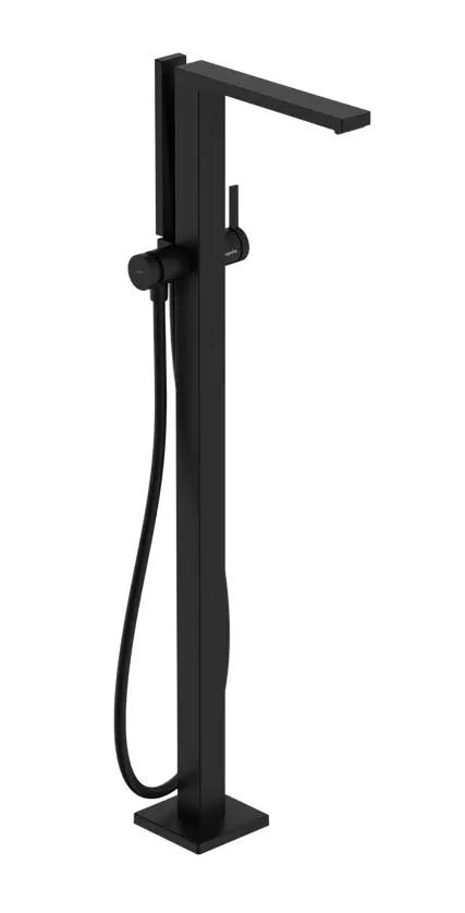 Hansgrohe Tecturis E - vannas maisītājs, grīdas montāža, matēti melns 73445670