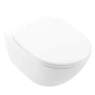 Villeroy & Boch Subway 3.0 - piekaramais WC ar WC sēdekli SoftClose, TwistFlush, CeramicPlus, alpinbalts 4670T9R1
