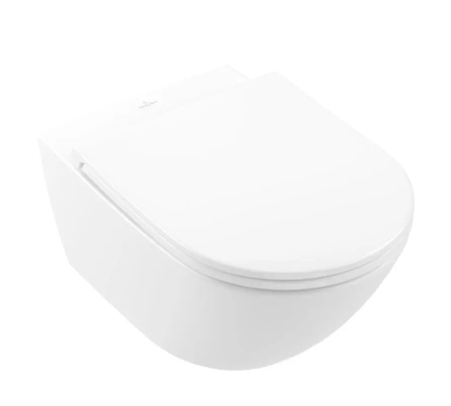 Villeroy & Boch Subway 3.0 - piekaramais WC ar WC sēdekli SoftClose, TwistFlush, CeramicPlus, alpinbalts 4670T9R1
