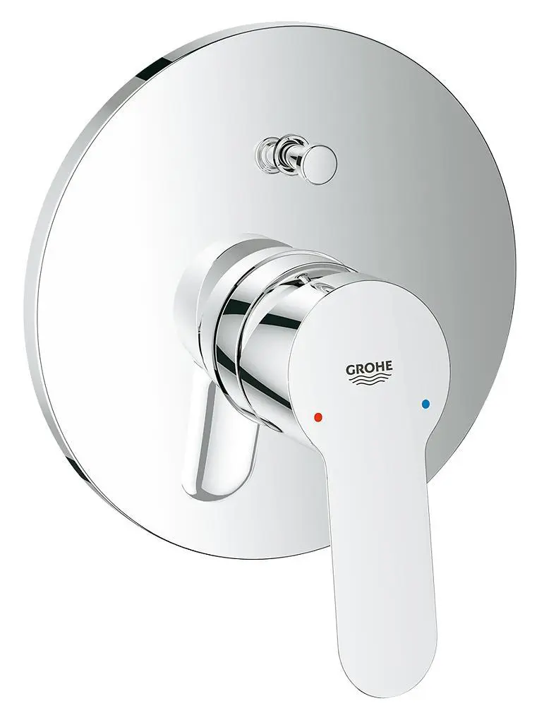 Grohe BauEdge - vannas maisītājs - zemapmetuma ar iebūvēto daļu, hromēts 29079000