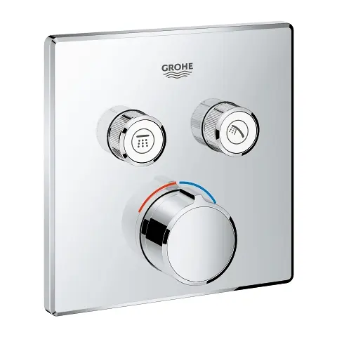 Grohe SmartControl - zemapmetuma maisītājs 2 patērētājiem, hromēts 29148000