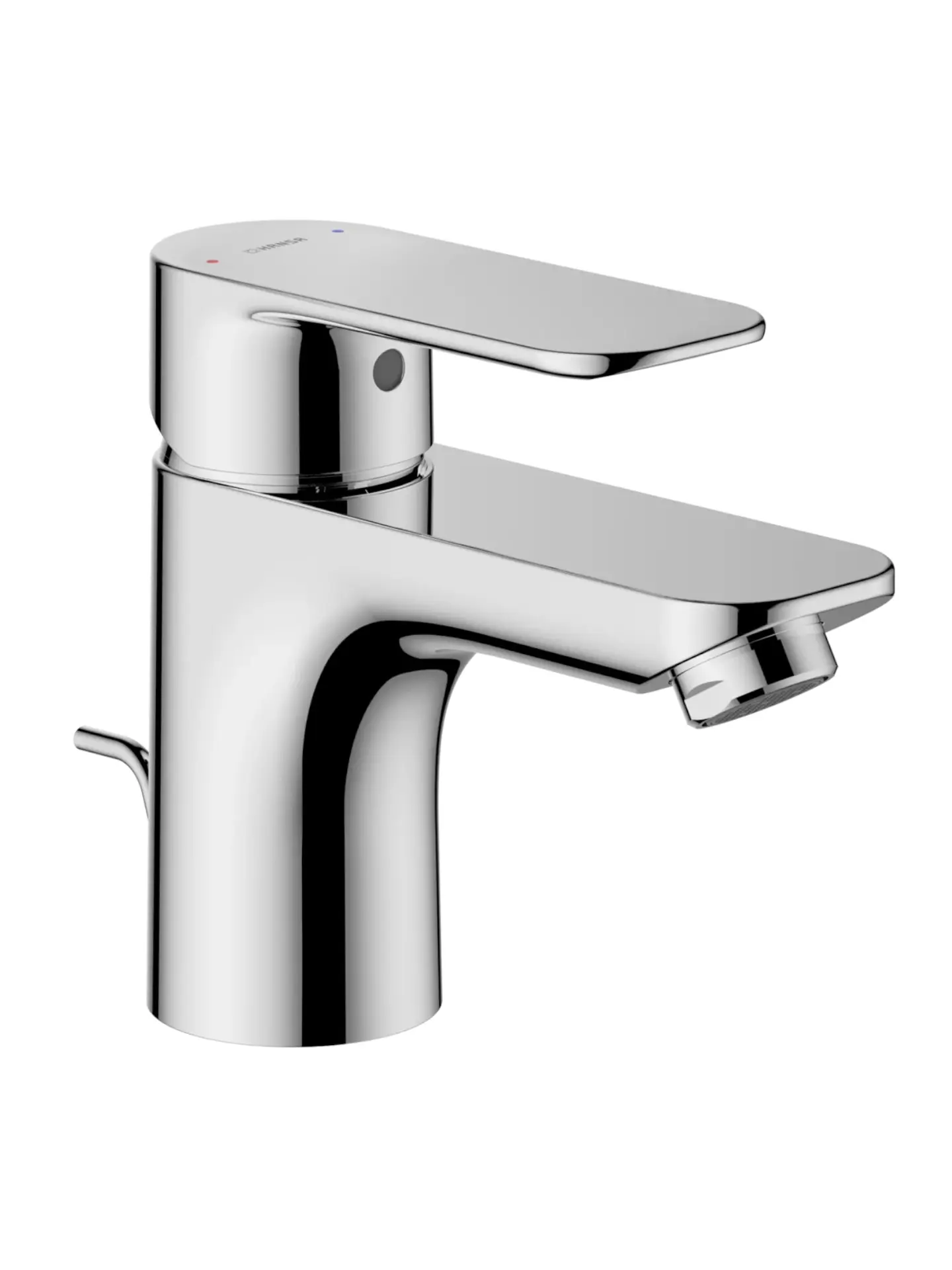 Hansa Basic - izlietnes maisītājs, ar noteci, hroms 55402203