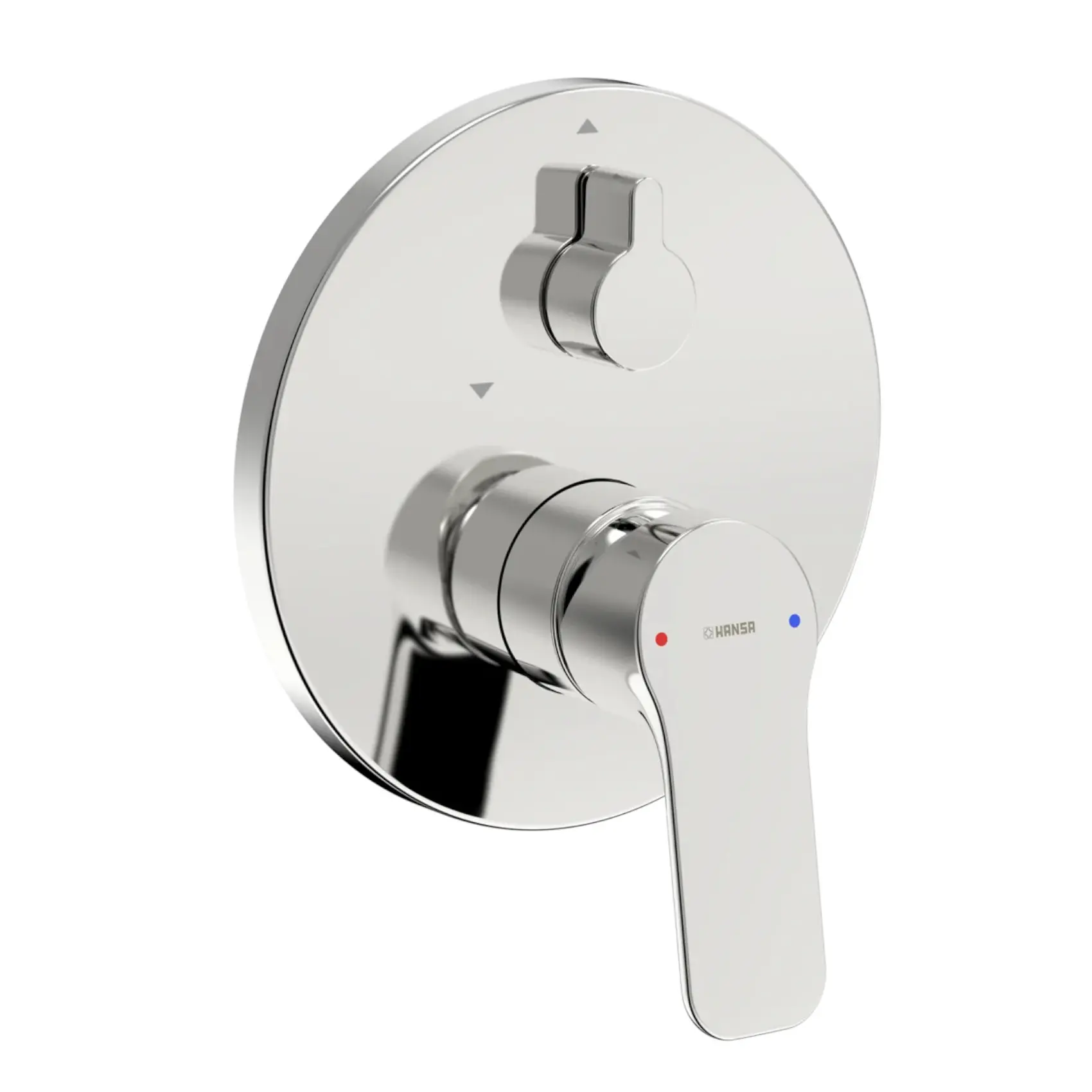 Hansa Basic - zemapmetuma maisītājs, 2 patērētājiem, hromēts 80559003