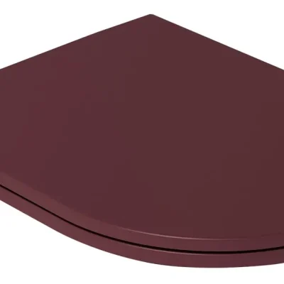 Sapho Isvea - WC sēdeklis Slim, SoftClose, Maroon Red 40KF0543I-S