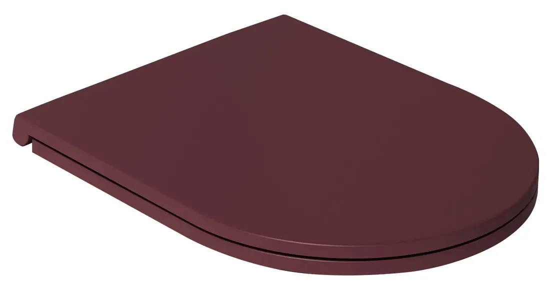 Sapho Isvea - WC sēdeklis Slim, SoftClose, Maroon Red 40KF0543I-S