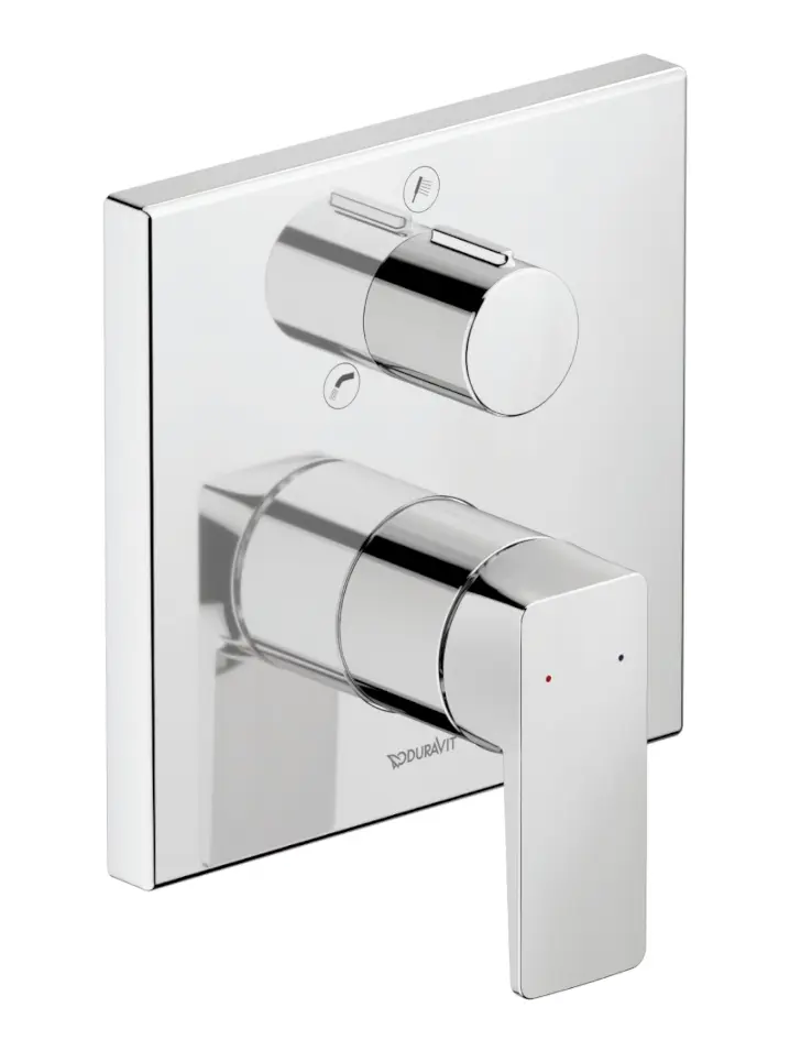 Duravit Manhattan - zemapmetuma maisītājs, 2 patērētājiem, hroms MH5210012010