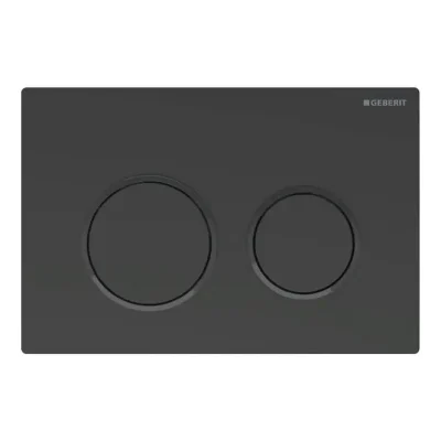 Geberit Omega20 - vadības plate, matēti melna 115.085.16.1