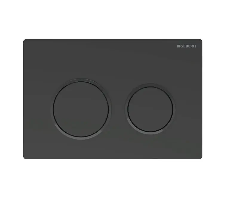 Geberit Omega20 - vadības plate, matēti melna 115.085.16.1
