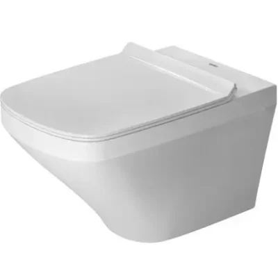 Duravit DuraStyle - piekaramais WC ar WC sēdekli SoftClose, Rimless, ar WonderGliss, Alpu balts 45510900A11