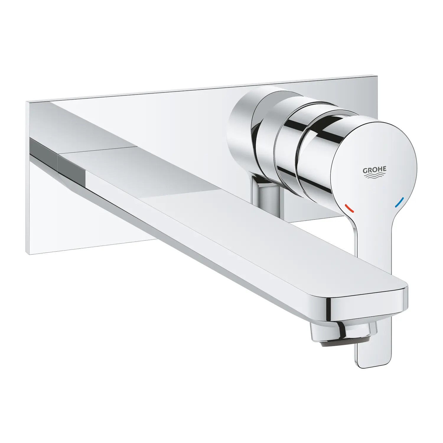 Grohe Lineare - izlietnes maisītājs L - zemapmetuma, 2 caurumu montāža, hromēts 23444001