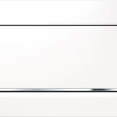 Geberit Sigma10 - vadības plate SIGMA10, Start/ Stop - skalošana, balta / hroms 115.893.KJ.1