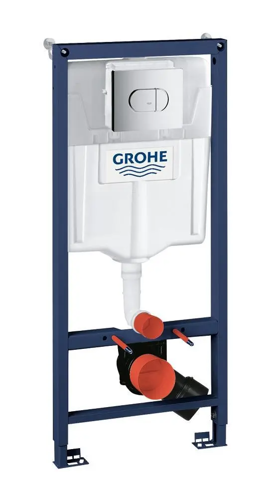 Grohe Solido - montāžas rāmis komplekts piekaramajam WC un vadības platei Arena Cosmopolitan, hroms 38981000