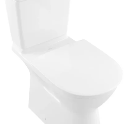 Villeroy & Boch ViCare - stāvošs dziļās skalošanas WC kombinācijai, bezbarjeru, Vario izvads, DirectFlush, CeramicPlus, AntiBac, Alpu balts 4620R0T2