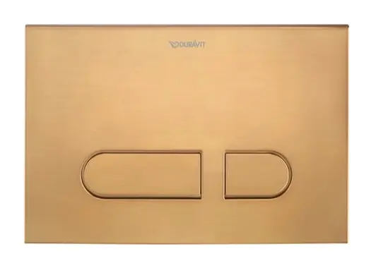 Duravit DuraSystem - WC vadības plate, birstēts bronza WD5012044000