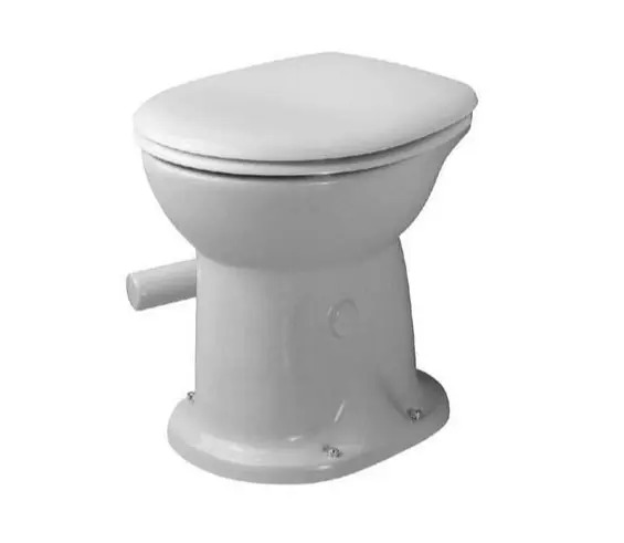Duravit Design Classics - brīvi stāvošs sausais WC, spīdīgi balts 0180010000