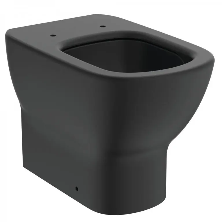 Ideal Standard Tesi - stāvošs WC, apakšējā notece, AquaBlade, melns T0077V3
