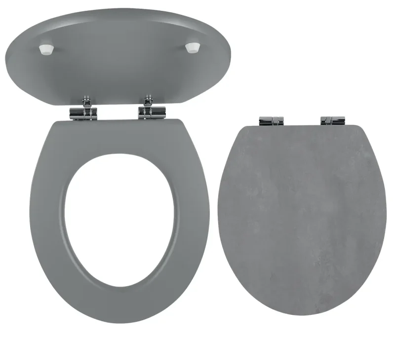 Novaservis Prestige - Tualetes sēdeklis, MDF, Softclose, betona pelēks WC/SOFTSTONE2