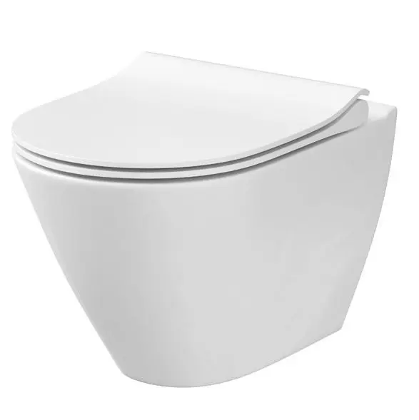 Cersanit City - piekaramais WC ar SoftClose sēdekli, CleanOn, balts K701-104