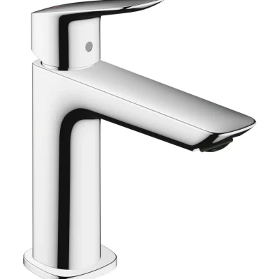 Hansgrohe Logis - izlietnes maisītājs Fine 110, ar Push-Open noteci, EcoSmart, hromēts 71252000