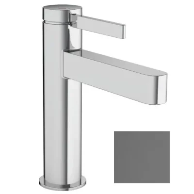 Hansgrohe Finoris - izlietnes maisītājs, ar noteces komplektu, CoolStart, EcoSmart, birstēts melns hroms 76025340