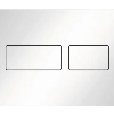 Tece TECEsolid - WC vadības plate, balta spīdīga 9240432