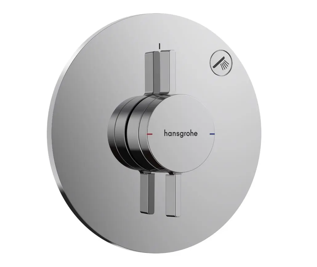 Hansgrohe DuoTurn S - zemapmetuma dušas maisītājs, hroms 75618000