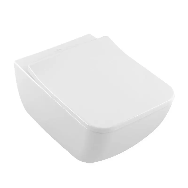 Villeroy & Boch Venticello - pie sienas stiprināms WC ar SoftClosing sēdekli, DirectFlush, Alpu balts 4611RS01
