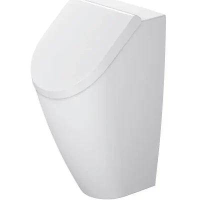 Duravit ME by Starck - pisuārs, aizmugurējais ūdens padeves pieslēgums, bezapmales, DuraShield, balts 281230AA00