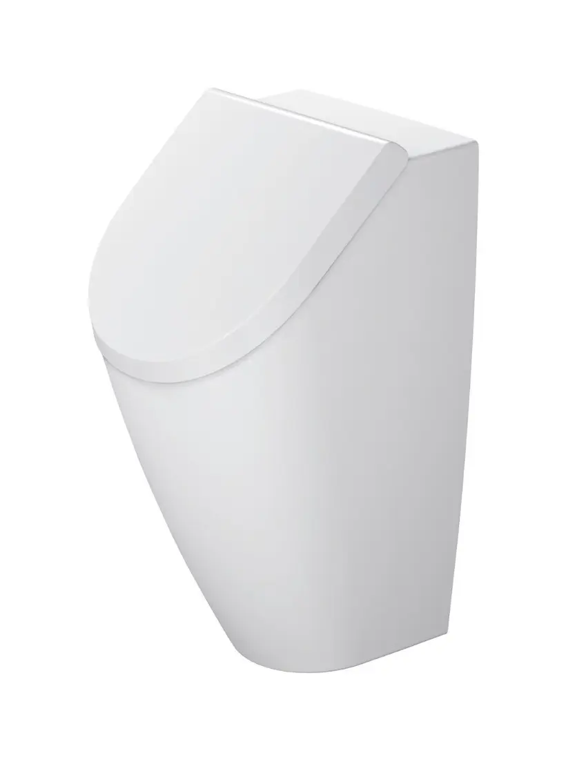 Duravit ME by Starck - pisuārs, aizmugurējais ūdens padeves pieslēgums, bezapmales, DuraShield, balts 281230AA00