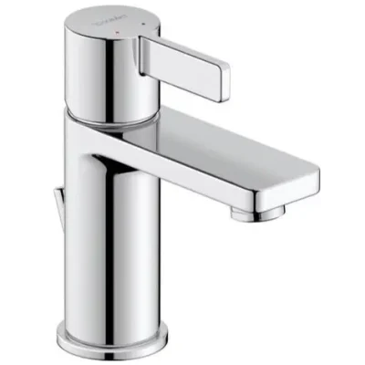 Duravit D-Neo - izlietnes maisītājs ar noteces komplektu, Hroms DE1010001010