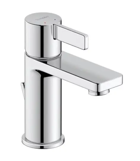 Duravit D-Neo - izlietnes maisītājs ar noteces komplektu, Hroms DE1010001010
