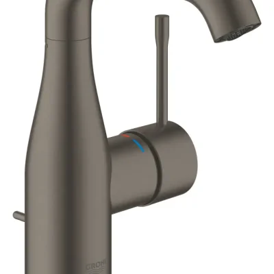 Grohe Essence - izlietnes vienas sviras maisītājs M, Hard Graphite birstēts 23462AL1