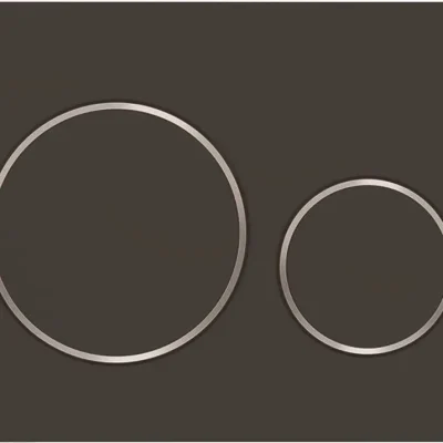 Geberit Sigma20 - vadības plate SIGMA20, melns matēts / hroms 115.882.14.1